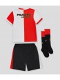 Otroški Nogometna dresi replika Feyenoord Domači 2025-26 Kratek rokav (+ hlače)